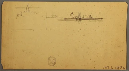 Piirros, Taivaan tutkiminen harjun yllä, kesäkuu 1882