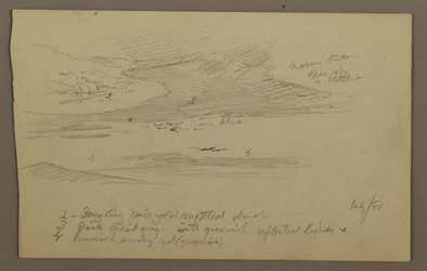 Piirros, huippu ja taivas, heinäkuu 1881