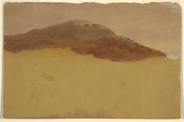 Piirros, Metsäinen rinne, 1870-80