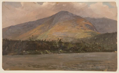 Mt. Katahdin, näytetään Pamola ja Great Basin Sandy Bottom Pondista