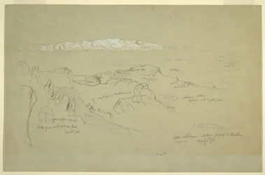 Libanonin vuori Yafoofin ja Baalbekin välillä