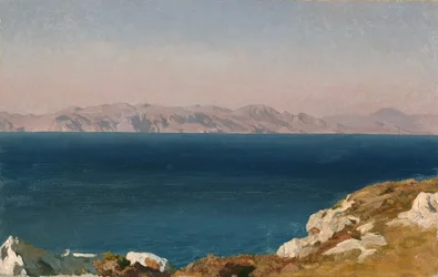 Chioksen saari, n. 1867 (öljy kankaalle)