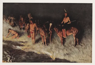 Fire on the Prairie, Colliers Weekly, pub.1908