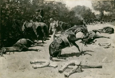 Kuinka hevoset kuolivat maansa puolesta Santiagossa, 1899.