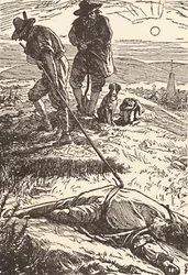 Kuvitus teoksesta History of the Plague Defoe, 1862, 1923