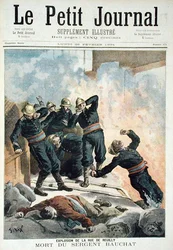 Räjähdys Rue de Reuillylla ja kersantti Bauchatin kuolema, Le Petit Journal, 26. helmikuuta 1894