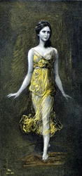 Kaulbacin Isadora Duncan (1878 - 1927). marraskuuta 1902.