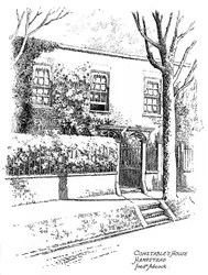 John Constablesin talo, Hampstead, Lontoo, 1912