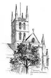 Southwarkin katedraali, Lontoo, 1912