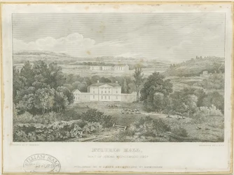 Etruria Hall: kaiverrus, nd [c 1830] (painettu)