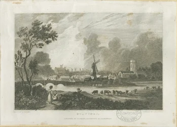 Stafford - Lounaisnäkymä: kaiverrus, nd [n. 1830] (vedos) (kuva)
