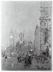Lontoo, ilta, 1897.