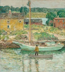 Oyster Sloop, Cos Cob, 1902.