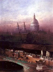 Blackfriars Bridge ja St. Paul