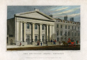 Unitaarinen kappeli, Finsbury, Lontoo, 1828