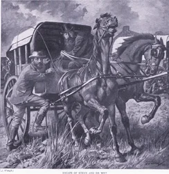 Steynin ja De Witin pako, kuva elokuvasta Pretorian jälkeen: Sissisota, 1902