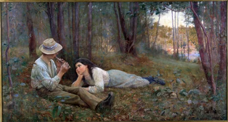 Pensasmaiseman idylli, 1893