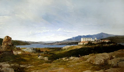 Näkymä Garibaldin huvilasta Caprerassa Sardiniassa