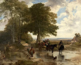 Kauppakärry purossa, 1845