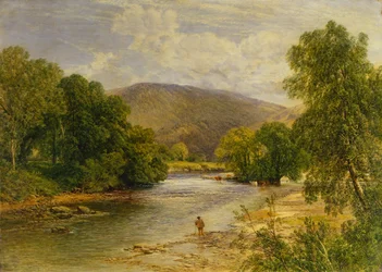 Bettys Y Coed, Pohjois-Wales (öljy kankaalle)