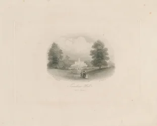Trentham Hall: kaiverrus (vinjetoitu), nd [c 1843] (painettu)