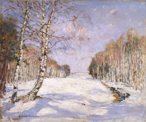 Varjoja lumella, noin 1890-1918