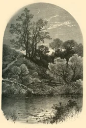 "Banks of the Housatonic, Pittsfield", 1874.