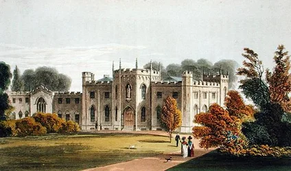 Roehampton Priory, Ackermannin "Repository of Arts", julkaistu 1827 (värilitho)