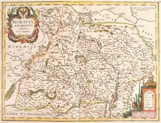 Määrin kartta (Tšekki) (etsaus
