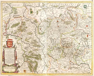 Brunswickin herttuakunnan kartta (Saksa) (etsaus