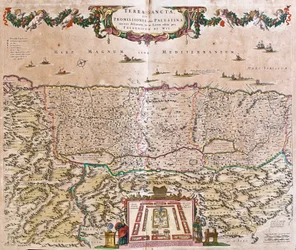 Pyhän maan kartta (Israel, Palestiina)