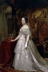 Espanjan kuningattaren Elisabet II:n muotokuva