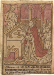 Pyhän Gregorian messu [recto]