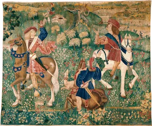 Falconry Scene, c. 1500