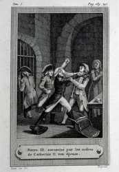 Venäjän keisari Pietari III Fjodorovitshin murha 17. heinäkuuta 1762