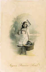 Hyvää aprillipäivää 1906 (värillinen kuva)