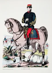 Pariisin kreivi, kolmannen tasavallan historiasta, osa. I, Poliittinen historia, pub.1933 (väri litho)