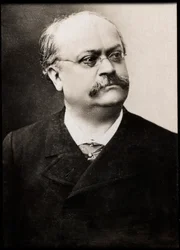 Charles Lecocqin (1832-1918), ranskalaisen säveltäjän muotokuva.