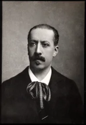 Charles Marie Jean Albert Widorin (1844-1937), ranskalaisen urkurin, säveltäjän ja opettajan muotokuva.
