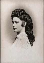 Itävallan Elisabetin, Sissiksi kutsutun Itävallan keisarinnan ja Unkarin kuningattaren (1837-1898), muotokuva.