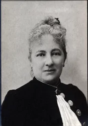 Juliette Adamin (1836-1936), ranskalaisen kirjailijan ja feministin muotokuva.