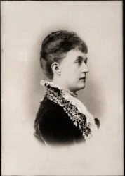 Anhalt Dessaun prinsessa Adelheid Marie (1833-1916), Luxemburgin suurherttuatar, muotokuva.