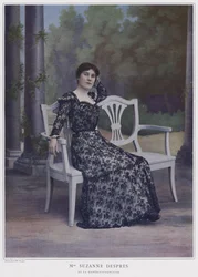 Suzanne Despres, ranskalainen näyttelijä (värikuva)