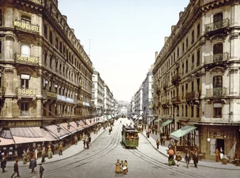 Katso Rue de la Republic, Lyons, 1890-1900