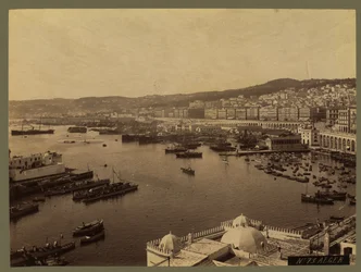 Näkymä Algerista, n. 1860-1900