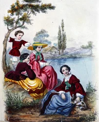Kalastusjuhlat (väri litho)