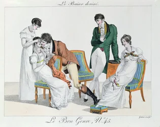 Suudelmaleikki, 1800-luvun alkupuoli