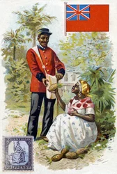Postimies Trinidadissa 1800-luvun lopulla