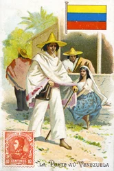 Postimies Venezuelassa 1800-luvun lopulla