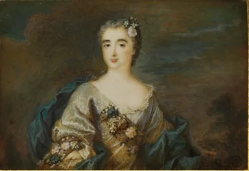 Nainen nimeltä Louise-Jeanne de Durfot, herttuatar de Mazarin et de la Meileraye, n. 1750